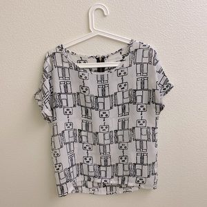 Tokyo Fashion robot blouse